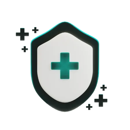 Gesundheitsschutz  3D Icon