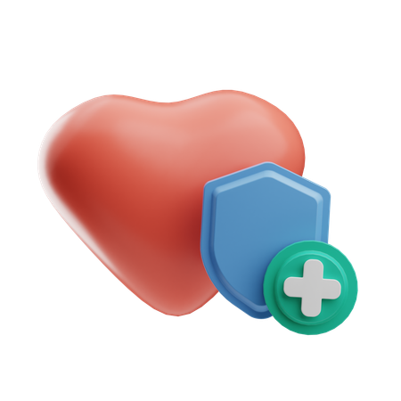 Gesundheitsschutz  3D Icon