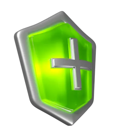 Gesundheitsschutz  3D Icon