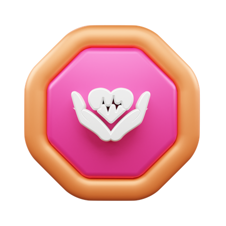 Gesundheitsvorsorge  3D Icon