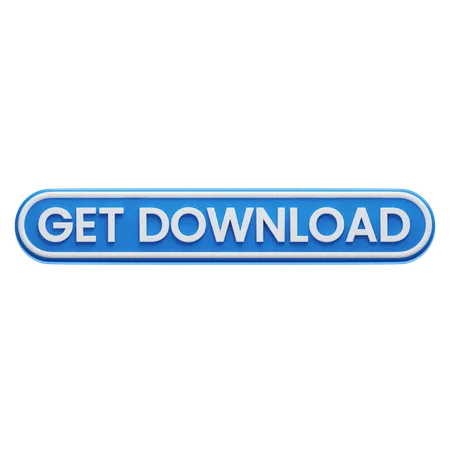 Get Download Button  3D Icon