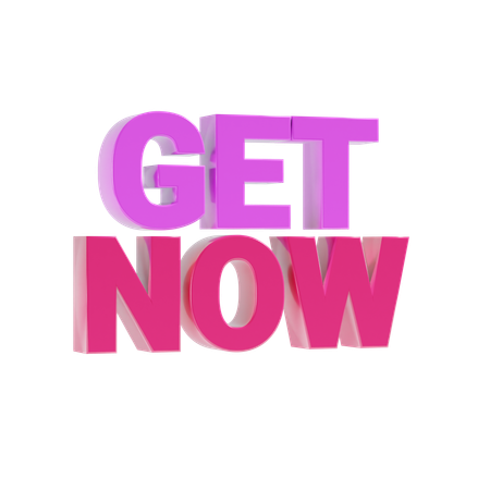 Get now  3D Icon