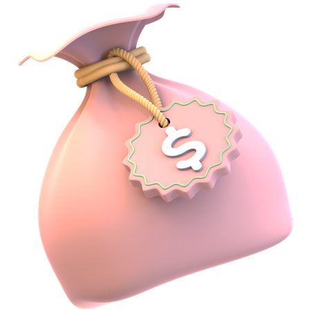 Get Quote Money Bag  3D Icon