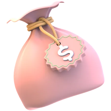 Get Quote Money Bag  3D Icon