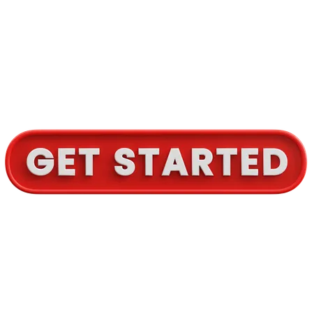 GET STARTED  3D Icon