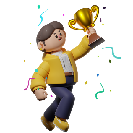 Get Success  3D Icon
