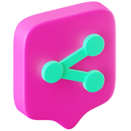 Geteilt  3D Icon