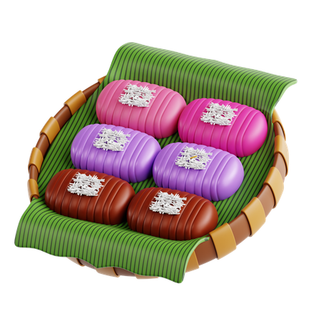 Getuk  3D Icon