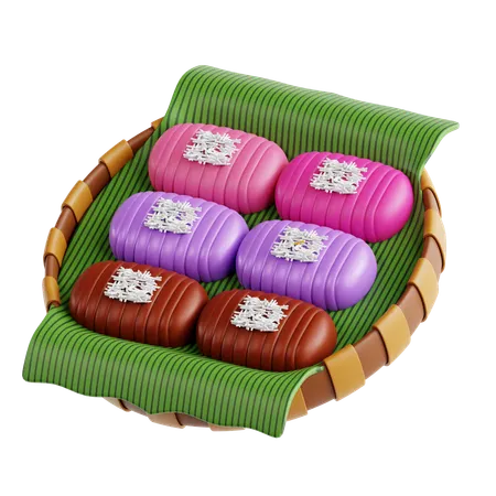 Getuk  3D Icon