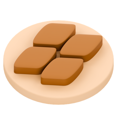 Lanche getuk  3D Icon