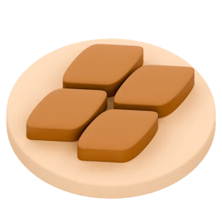 Lanche getuk  3D Icon