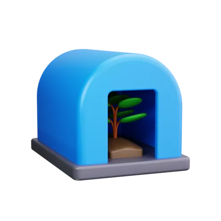 Gewächshaus  3D Icon