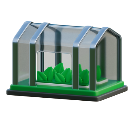 Gewächshaus  3D Icon