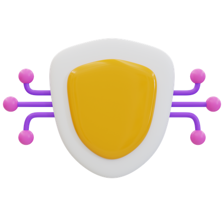 Gewährleistung der Datensicherheit und des Schutzes von Cloud-Diensten  3D Icon