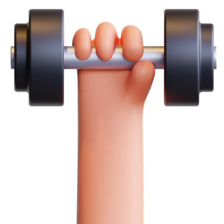 Gewichtheben  3D Illustration
