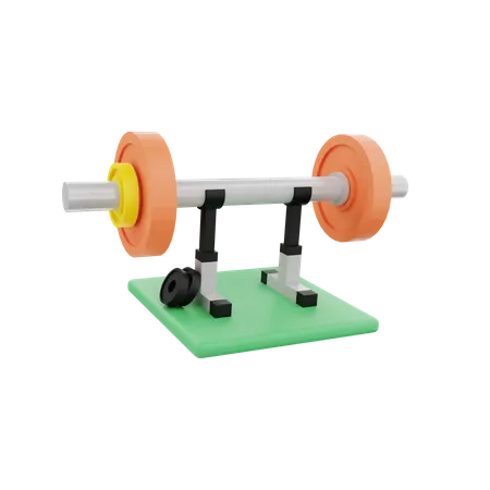 3 D Render Illustration Zum Gewichtheben 3D Icon