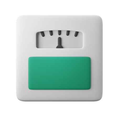 Gewichtsskala  3D Icon