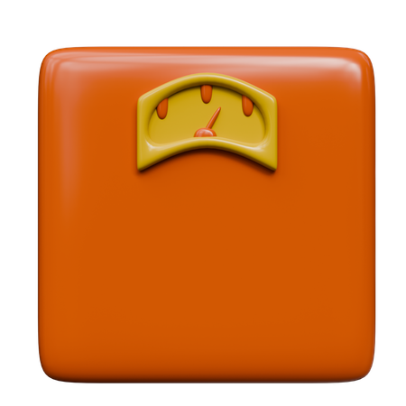 Gewichtsskala  3D Icon