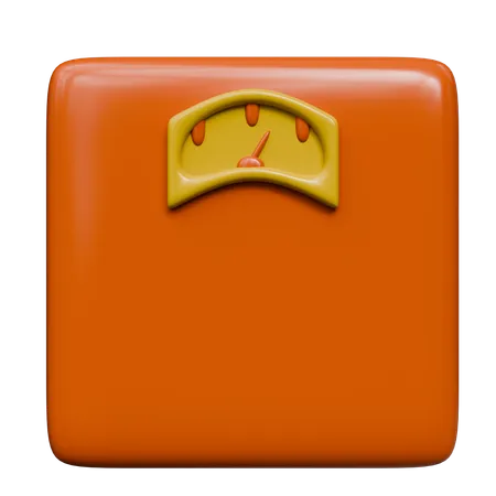 Gewichtsskala  3D Icon