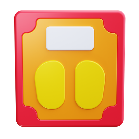 Gewichtsskala  3D Icon