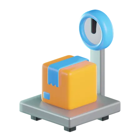 Gewichtsskala  3D Icon