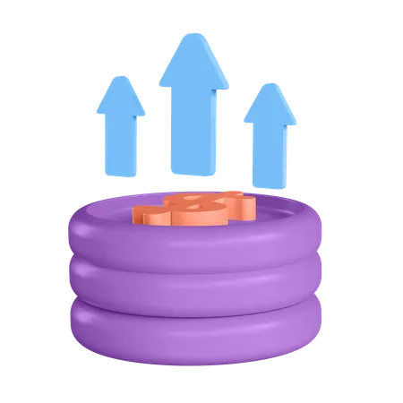 Profitieren  3D Illustration