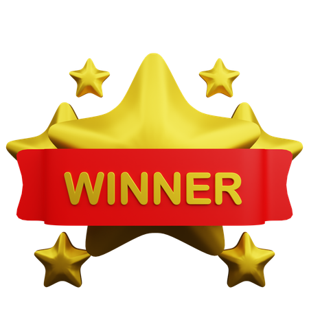 Gewinner  3D Icon