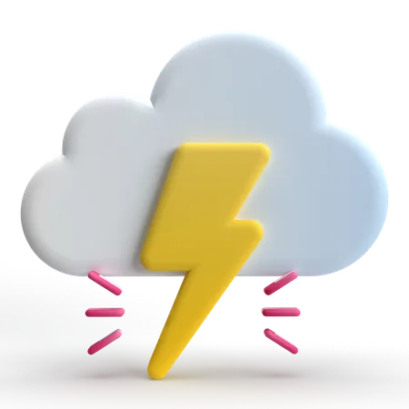 Gewitter  3D Icon