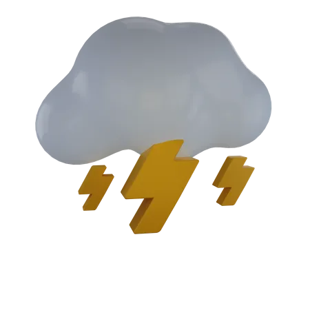 Gewitter  3D Illustration