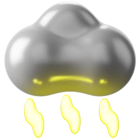 Gewitter  3D Icon