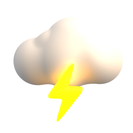 Gewitter  3D Icon