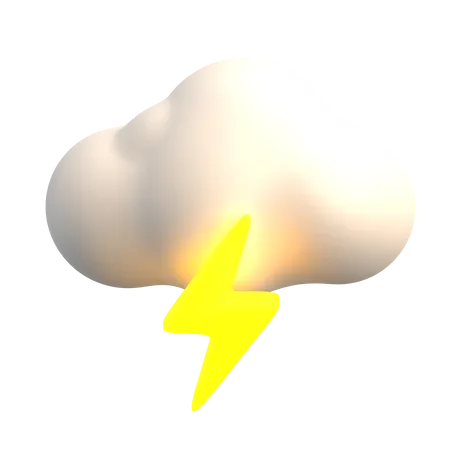 Gewitter  3D Icon