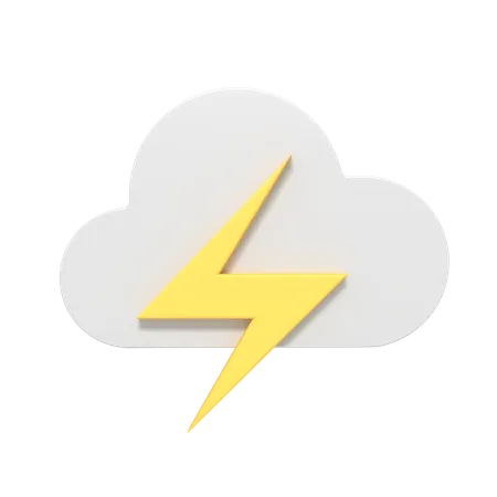 Gewitter  3D Icon