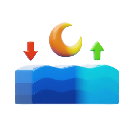 Tide  3D Icon