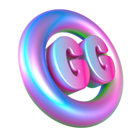 GG  3D Icon