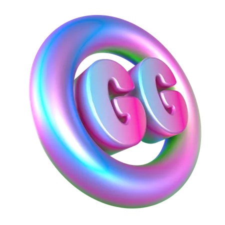 Ggg  3D Icon