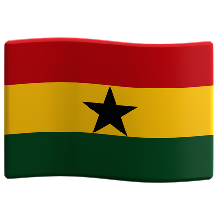 Ghana  3D Icon