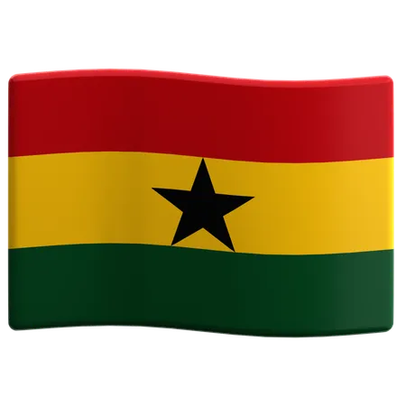 Ghana  3D Icon