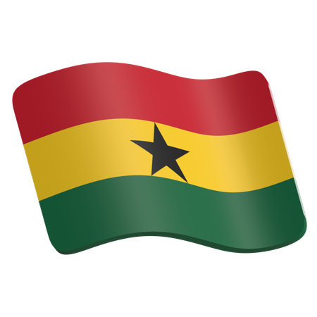 Ghana  3D Icon