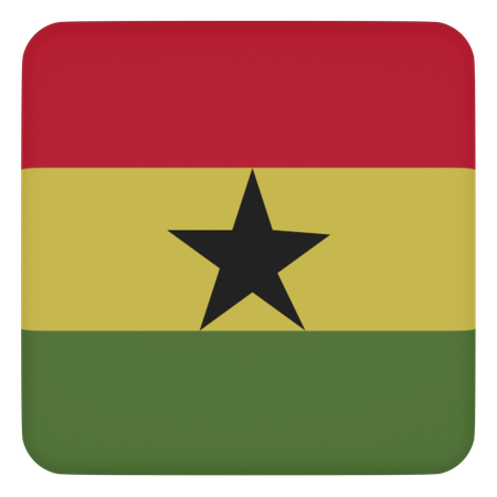 Ghana  3D Icon