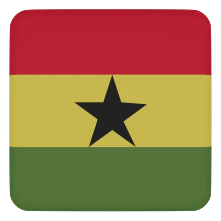 Ghana  3D Icon