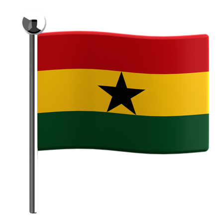 Ghana  3D Icon