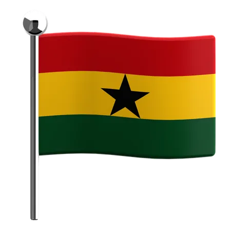 Ghana  3D Icon