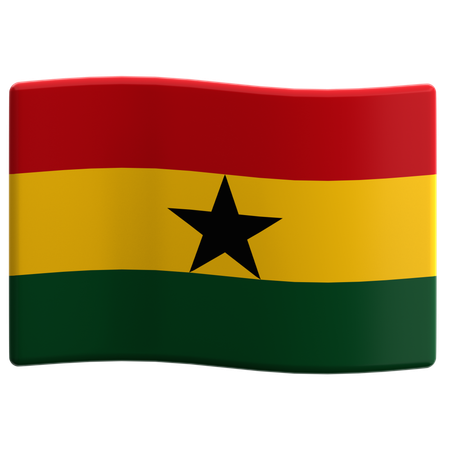 Ghana  3D Icon