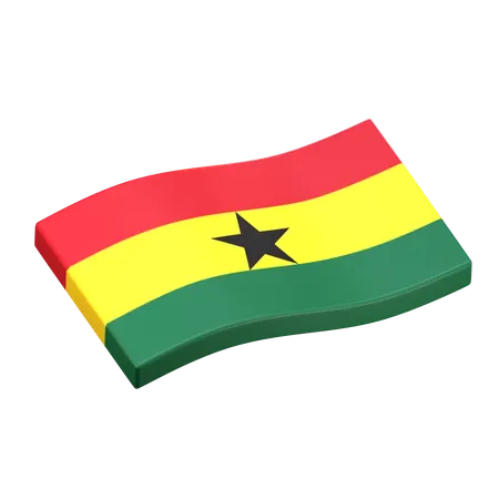 Ghana  3D Icon