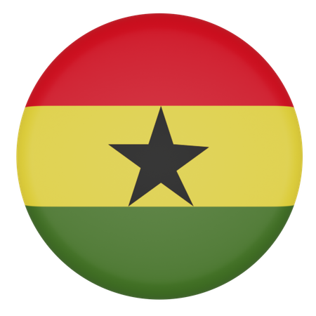 Ghana  3D Icon