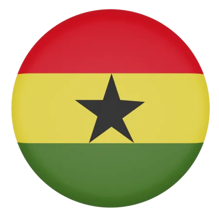 Ghana  3D Icon