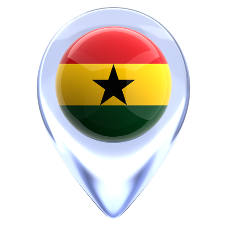 Ghana  3D Icon