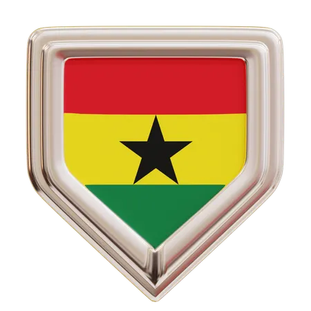 Ghana Flag  3D Icon