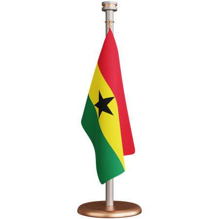 Ghana Flag  3D Icon